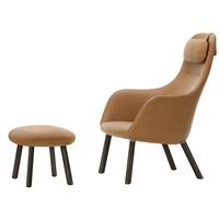 Hal Lounge Chair Fauteuil + Ottoman Coussin d'assise intégré Vitra - 4055737370779