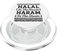 Halal in The Streets Haram in The Sheets Funny Musulman Islam PopSockets PopGrip pour MagSafe