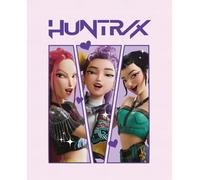 Halantex Couverture en polaire K-Pop Demon Hunters Rumi Mira Zoey Trio - 100 % polyester - Dimensions 130 x 160 cm - Multicolore