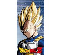 Halantex DRAGON BALL Z - Vegeta Super Saiyan - Serviette de plage - 100 % coton - Dimensions 70 x 140 cm, DB-1520T