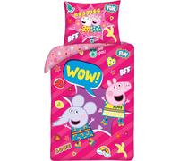 HALANTEX Linge de maison inclus Peppa Pig wow Coton, 140/200, 70/90 cm