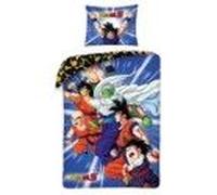 Halantex Manga - Parure De Lit Enfant Dragonball Z - Housse De Couette Coton
