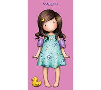 Halantex Poupée Robe Bleu Mer Exclusive Serviette Serviette de Plage en Coton 75 x 150 cm Fille