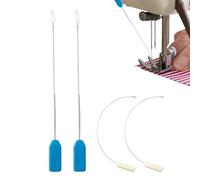 Halatua Enfile-Aiguille,Overlocker Serger Looper Threader Enfile-Aiguille | Ensemble d'enfilage de surjeteuse Portable Pratique pour boucleur et Aiguille, Aiguilles de Machine à Coudre