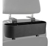 Halatua Organiseur de siège de voiture - Porte-gobelet pour appuie-tête de voiture - Boîte de rangement pour appuie-tête de siège arrière de voiture avec porte-gobelet - Position universelle