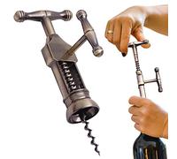 Halatua Tire-bouchon manuel à double hélice | Fournitures de bar pour vins rouges, maisons, bars, fêtes, rassemblements