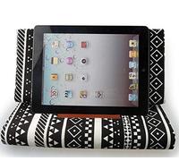 HALAWAKA Oreiller de Tablette pour Galaxy et iPad Triangle Pliant Mini Tablette Support d'ordinateur Canapé Lecture Support d'impression