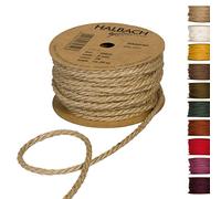 Halbach Seidenbänder Cordon en Jute, Naturel, 5mm | 20m