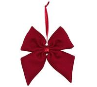 Halbach Seidenbänder Lot de nœuds rouges de qualité supérieure - Nœud géant XXL pour sapin et décoration de Noël