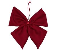 Halbach Seidenbänder Lot de nœuds rouges de qualité supérieure - Nœud géant XXL pour sapin et décoration de Noël