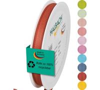 Halbach Seidenbänder Ruban cadeau - Largeur : 10 mm - Longueur : 25 m - Fabriqué en Allemagne - Ruban cadeau dans une variété de couleurs et de largeurs, parfait pour l'emballage et la décoration -