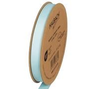 Halbach Seidenbänder Ruban gros-grain de qualité supérieure | Largeur : 13 mm Longueur : 25 m | Ruban cadeau durable en polyester recyclé | Idéal comme ruban | Couleur : menthe claire