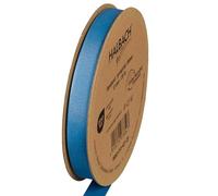 Halbach Seidenbänder Ruban gros-grain de qualité supérieure | Largeur : 13 mm Longueur : 25 m | Ruban cadeau durable en polyester recyclé | Idéal comme ruban | Couleur : bleu foncé