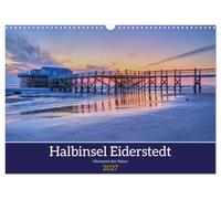 Halbinsel Eiderstedt - Momente der Natur (Wandkalender 2027 DIN A3 quer), CALVENDO Monatskalender: Lassen Sie sich ein auf eine visuelle Reise in der Natur mit langen Stränden und Wattgebieten.