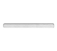 Halcö Tige de poignée carrée 8,5 mm avec alésage axial, longueur 100 mm, ferrure de porte pour poignées de porte, acier galvanisé