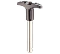 HALDER 22340.0021 Boulon d'arrêt automatique avec poignée en T Noir