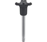 HALDER 22370.0902 Boulon de verrouillage à bille avec poignée combinée Noir d1 = 16 mm/l1 = 140 mm