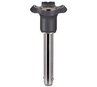 HALDER 22400.0075 Boulons à billes à ressort Noir d1 = 6 mm/l1 = 50 mm