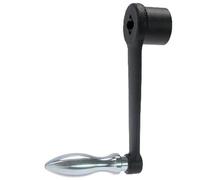HALDER 24330.0041 Manivelle à manivelle en acier Noir 125 mm x 17 mm