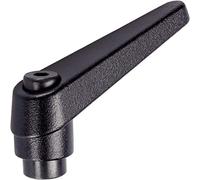 HALDER 24400.0424 Levier de serrage réglable Noir d1 = 22 mm / d2=M10