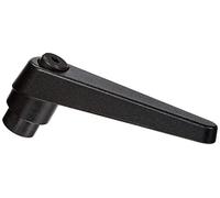 HALDER 24400.0514 Leviers de serrage réglables, noir, d1=25 mm/d2=M10