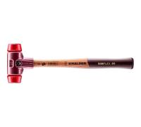 Maillet HALDER SIMPLEX Plastique avec boîtier en fonte malléable et manche en bois - D=30 mm - 3006.030