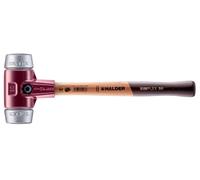 Marteau de frappeur HALDER SIMPLEX Métal doux avec boîtier en fonte malléable, manche en bois hickory de haute qualité - D=80 mm - 3009.081