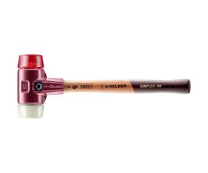 Halder 3068050 Simplex Maillet de Plastique/Nylon, Multicolore, 50 mm