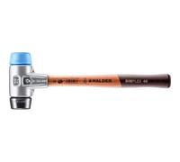 Halder 3112040 Simplex Maillet de Tpe-doux/Caoutchouc avec Boîtier en Aluminium, Multicolore, 40 mm