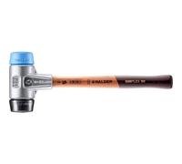 Halder 3112050 Simplex Maillet de Tpe-doux/Caoutchouc avec Boîtier en Aluminium, Multicolore, 50 mm