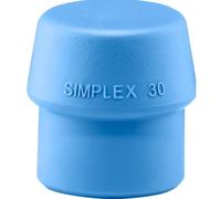 Halder 3201030 Embouts pour Maillet de Tpe-doux, Multicolore, 30 mm