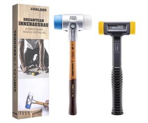 Halder Aktionsbox Dreamteam 3117s003 Jeu de marteaux souple 1030 130 mm 2 pc(s)