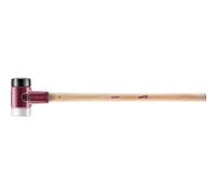HALDER FRANCE Marteau de frappeur HALDER SIMPLEX Caoutchouc chargé/superplastique avec boîtier en Fonte malléable, Manche en Bois Hickory de Haute qualité-D=100 mm-3027.100