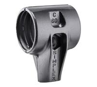 Halder Boîtier SIMPLEX en fonte malléable renforcée - D 60 mm - 3711.060