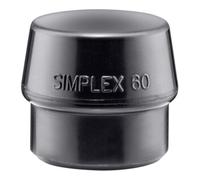 Conmetall WHA3202060 Embout pour maillet 60 mm Noir