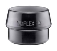 Halder HALDER Embout en caoutchouc toilé pour maillet à frappe amortie SIMPLEX, pièce 80 mm Quantité:1