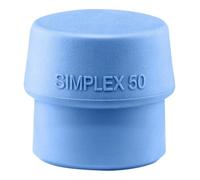 Halder HALDER Embout en plastique TPE-soft pour maillet à frappe amortie SIMPLEX, pièce 50 mm Quantité:1