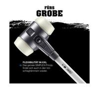 Halder Halder Marteau de forgeron .Simplex Fiber. 80mm Superpl./Nylon Quantité:1