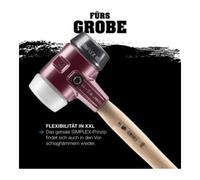 Halder Halder Masse SIMPLEX D.100mm, caoutchouc Quantité:1