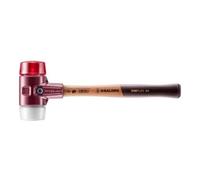 Maillet HALDER SIMPLEX plastique / superplastique avec boîtier en fonte malléable et manche en bois - D=60 mm - 3067.060 G
