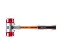 Maillet HALDER SIMPLEX Plastique avec boîtier en aluminium et manche en bois - D=60 mm - 3106.060 G