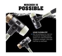 Halder Halder SchonhammerSimplex Fibre. 60 mm Superpl./Nylon Quantité:1