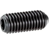 HALDER Lot de 10 pièces de pression à ressort, avec boule et six pans creux/acier, force de ressort standard | d1 = M4 | 22030.0004