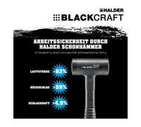 HALDER Maillet à frappe amortie BLACKCRAFT longueur 315 mm D. de la tête 60 m...