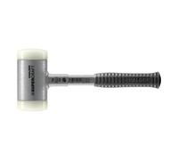 Marteau de protection SUPERCRAFT L.335mm tête-D.70mm sans rebond nylon dur blanc HALDER