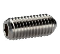 HALDER Pièce de pression à ressort, avec boule et six pans creux/acier inoxydable, force de ressort renforcée | d1=M5 | 22030.0245