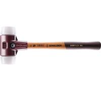 Halder Schonhammer diamètre 80mm 2930g Simplex avec manche bois super-plastique blanc - 3007080