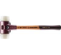 Halder Maillet à frappe amortie SIMPLEX L. 490 mm D. tête 80 mm dur bois nylon blanc HA Quantité:1