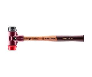 Halder Simlpex EH 3026 Maillet en Caoutchouc/Plastique 30 mm
