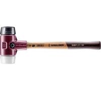 Halder Maillet SIMPLEX 3027.050 à frappe amortie – Manche ergonomique, mi-dur 1105 g 370 mm